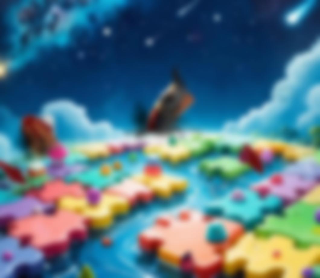 Hidden shapes activity preview, blurred
