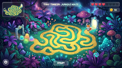 Jungle Maze game preview